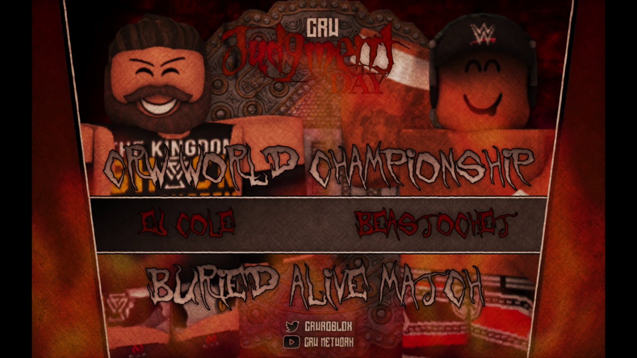 CRW Judgement Day | CRW World Championship Matchcard