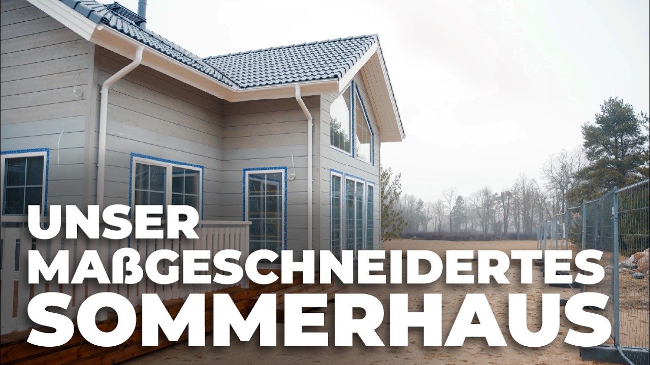 Ein Traum aus Holz: Unser ma&szlig;geschneidertes Sommerhaus von Finnlog | Projektvorstellung