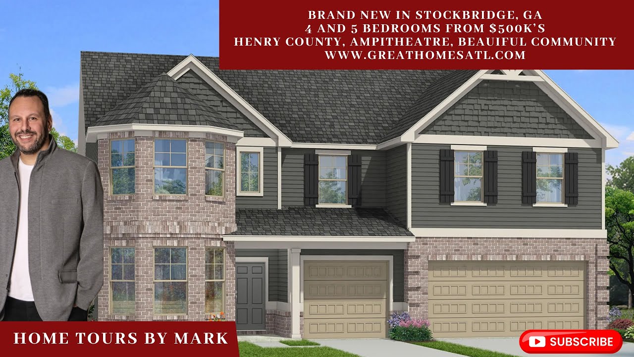 NEW HOMES, Stockbridge, GA, 3400-4000 Sq. Ft, 2-3 Car Garages, HUGE BUYER INCENTIVES