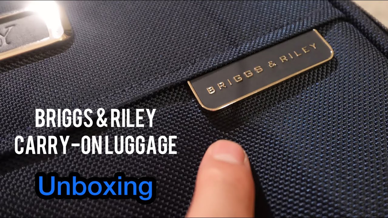 Japanese Dudes Unboxes Briggs & Riley Carry-On Travel Luggage