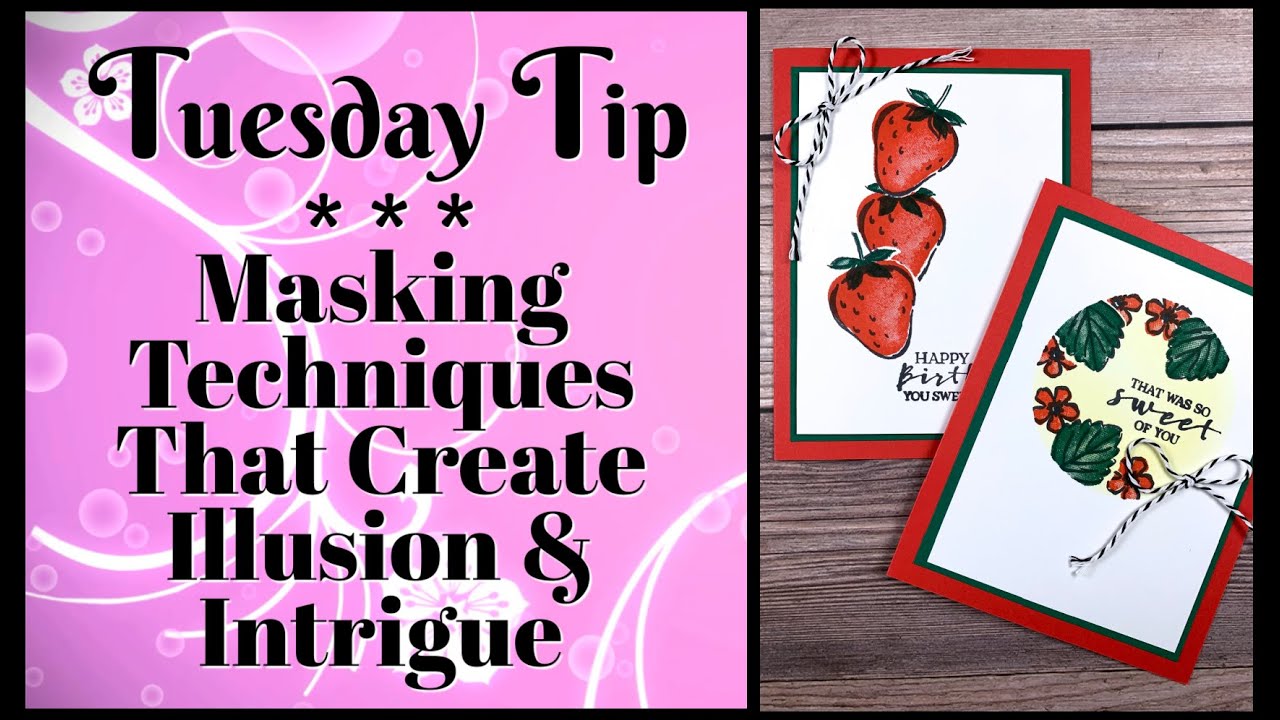 Try Something Fascinating! A Masking & Reverse Masking Card Technique