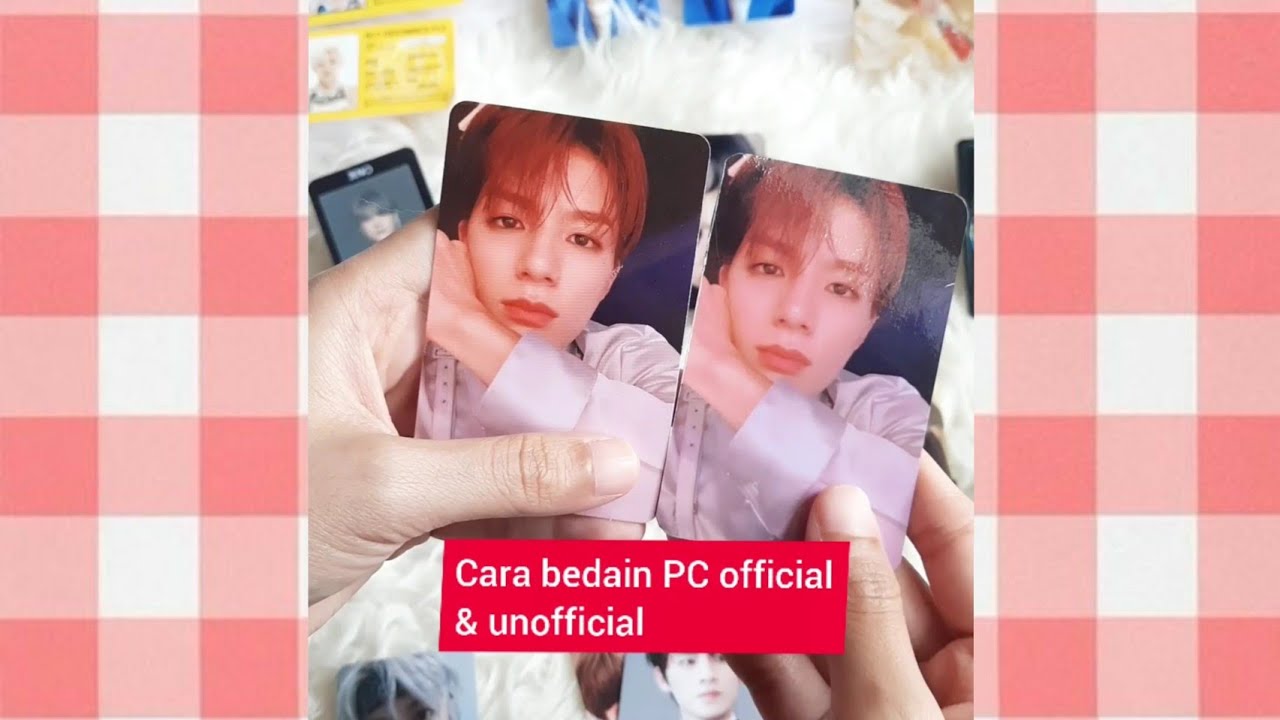 Cara bedain Photocard official dan unofficial