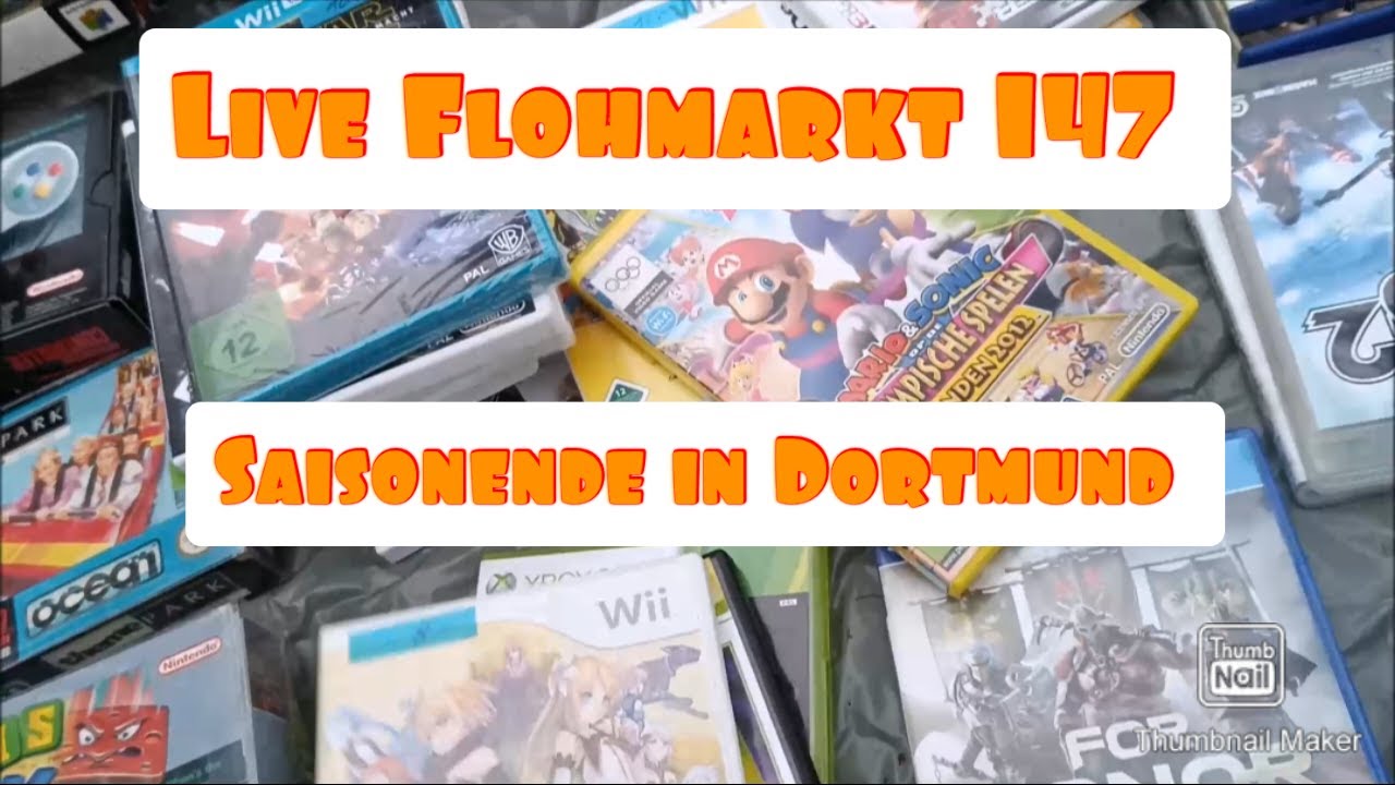 Live Flohmarkt 147 Saisonende in Dortmund