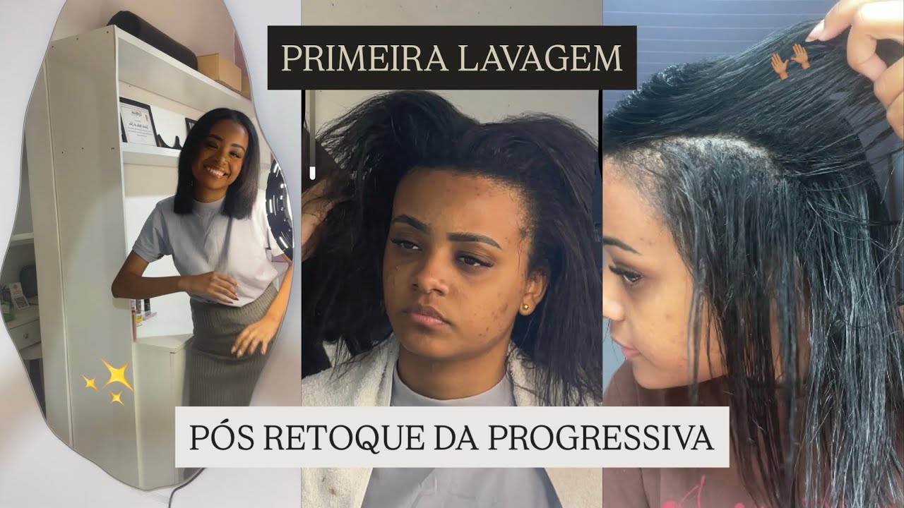 PRIMEIRA LAVAGEM PÓS PROGRESSIVA + produtos que usei 💕😍
