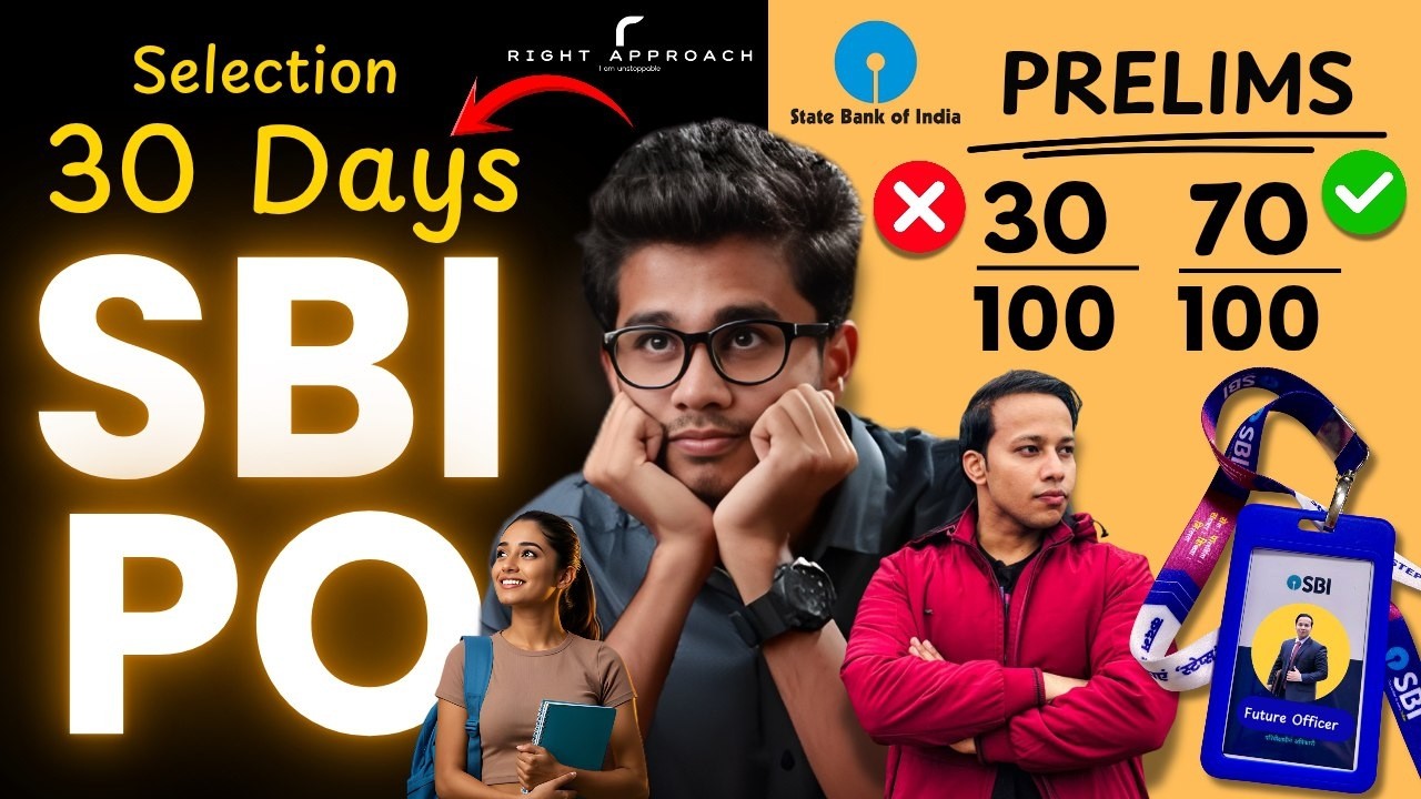 Why LOW PRELIMS SCORE - SBI PO 2026 | 30 Days Strategy | Crack SBI PO and 2026 Banking Exams | IBPS