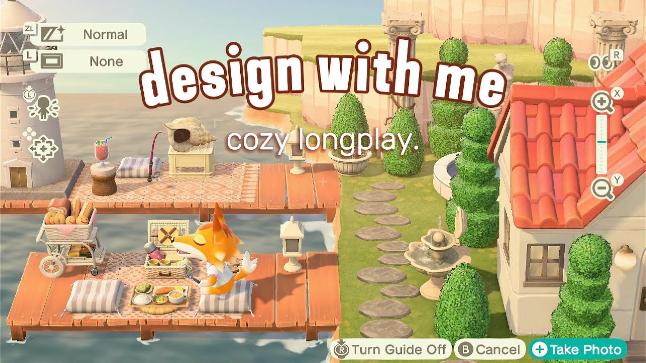 Cozy ACNH Longplay | Design a Glam Coastal Retreat  | Happy Home Paradise