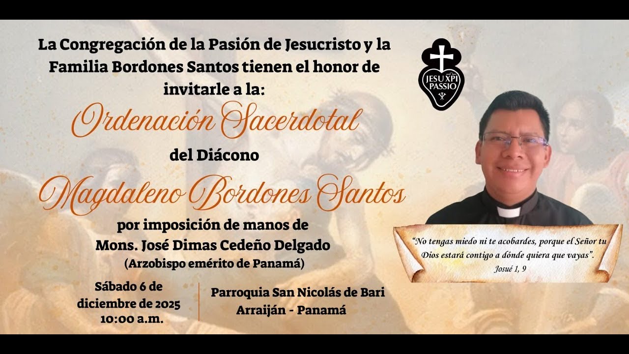 Ordenación Sacerdotal de Magdaleno Bordones Santos