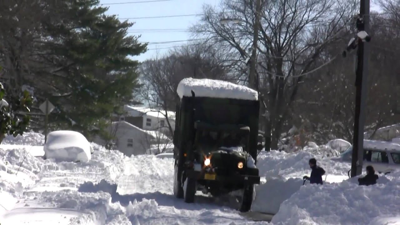 Deuce and Half meets 22 inches of Snow