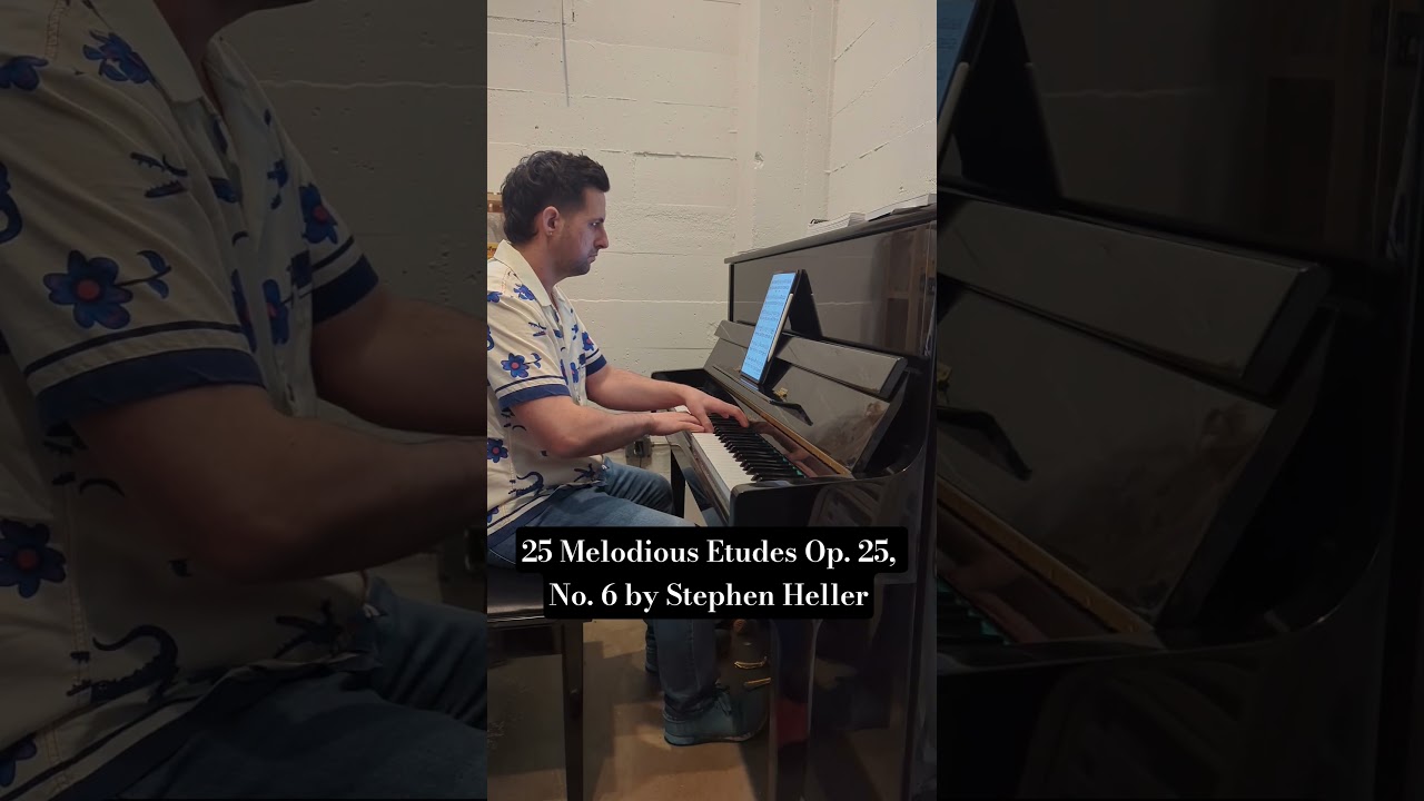 25 Melodious Etudes Op. 25, No. 6 by Stephen Heller, going back to the basics 