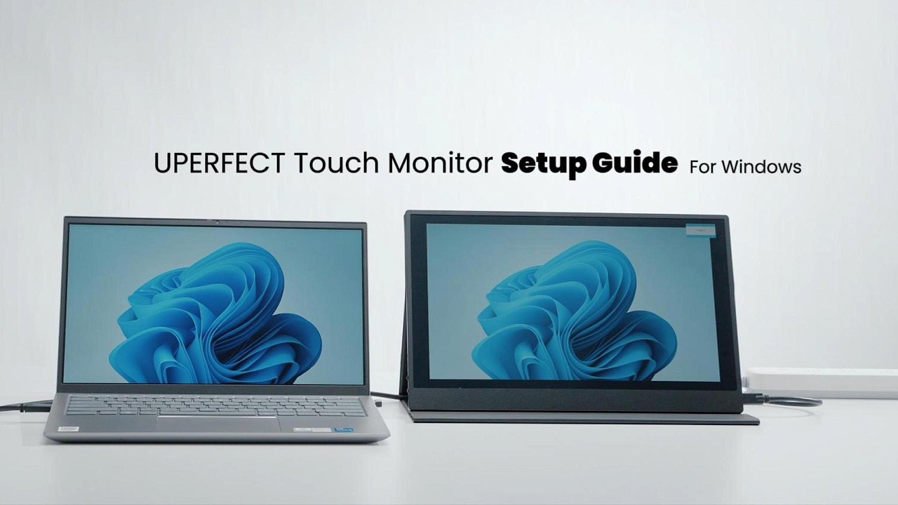 UPERFECT Touch Monitor Setup Guide for Windows | Easy Step-by-Step