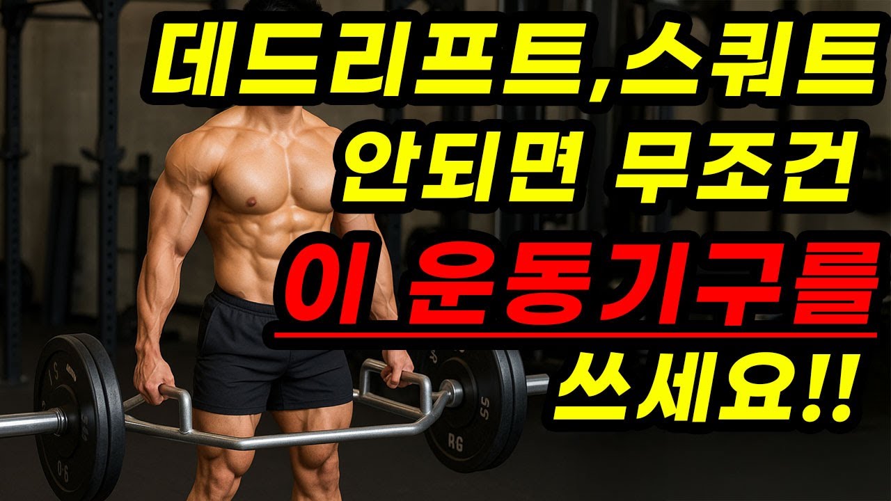 스쿼트, 데드리프트가 어려운 당신에게 딱 맞는 운동기구(최신논문)