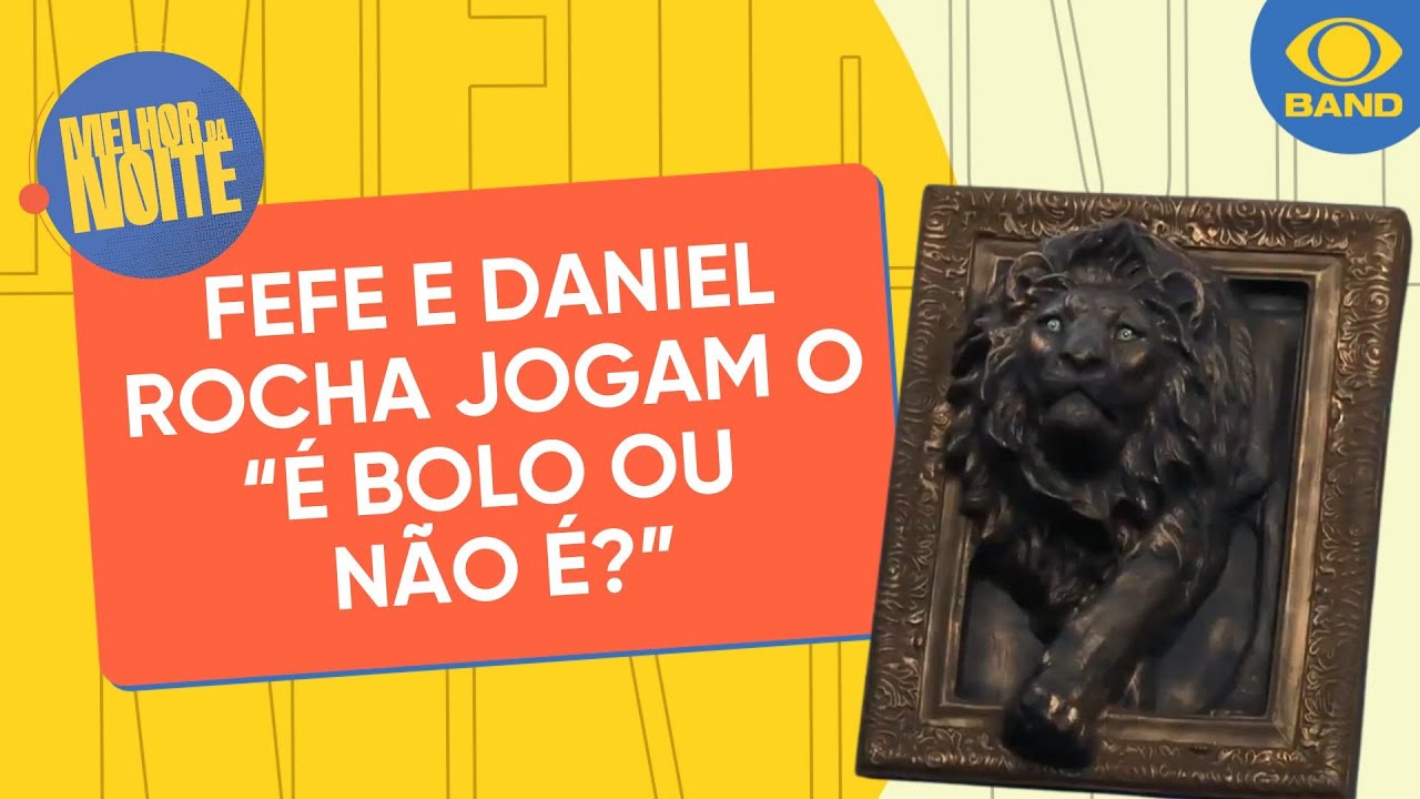 É Bolo ou Não é? Fefe e Daniel Rocha adivinham qual objeto é comestível