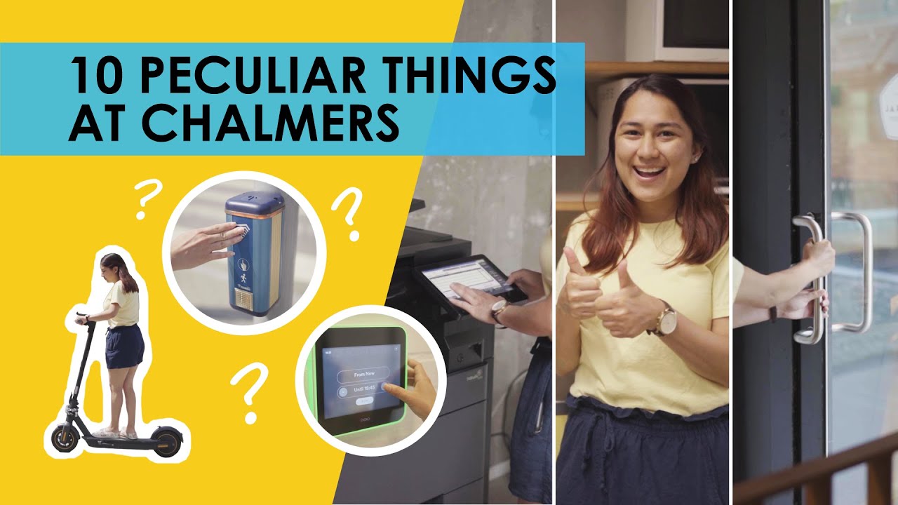 10 STRANGE things at #Chalmers
