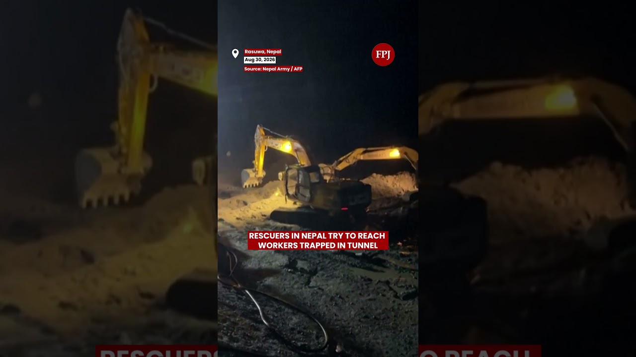 Nepal Floods: Army Rescues Workers Trapped in Trishuli 3A Tunnel | 3,000 Still Missing