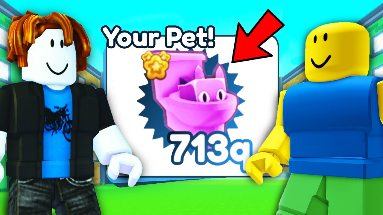 Racing as NOOBS but with the BEST Pet in Pet Simulator X
