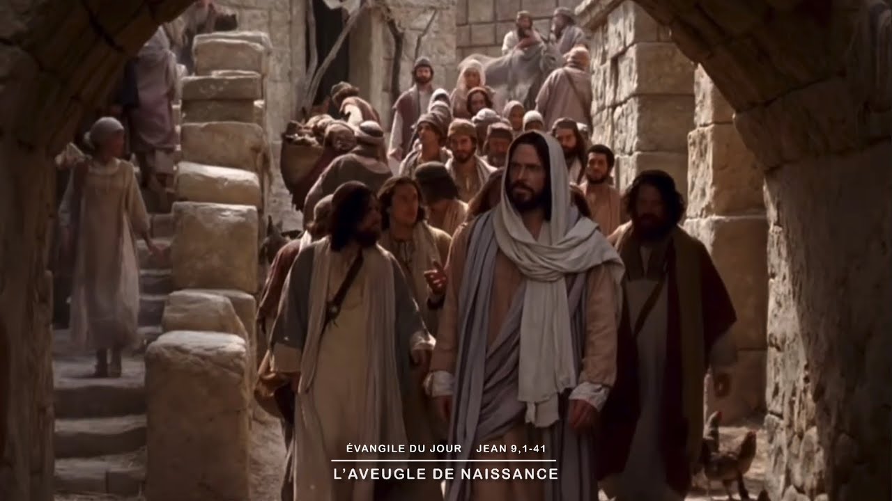 &Eacute;vangile du jour + commentaire : Jean 9,1-41 l&rsquo;aveugle de naissance ￼