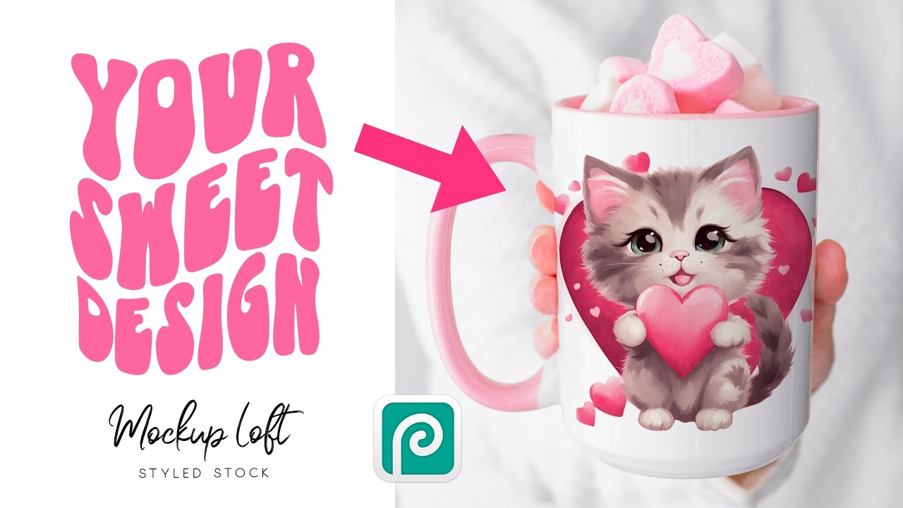 How to Make a Realistic Mug Mockup in 5 Minutes | Free Photopea.com Tutorial