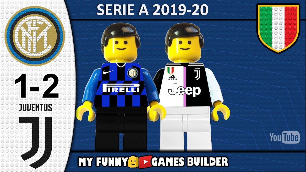 Inter Juventus 1-2 &bull; LEGO Serie A 2019/20 &bull; Sintesi 06/10/2019 &bull; All Goal Highlights Lego Football