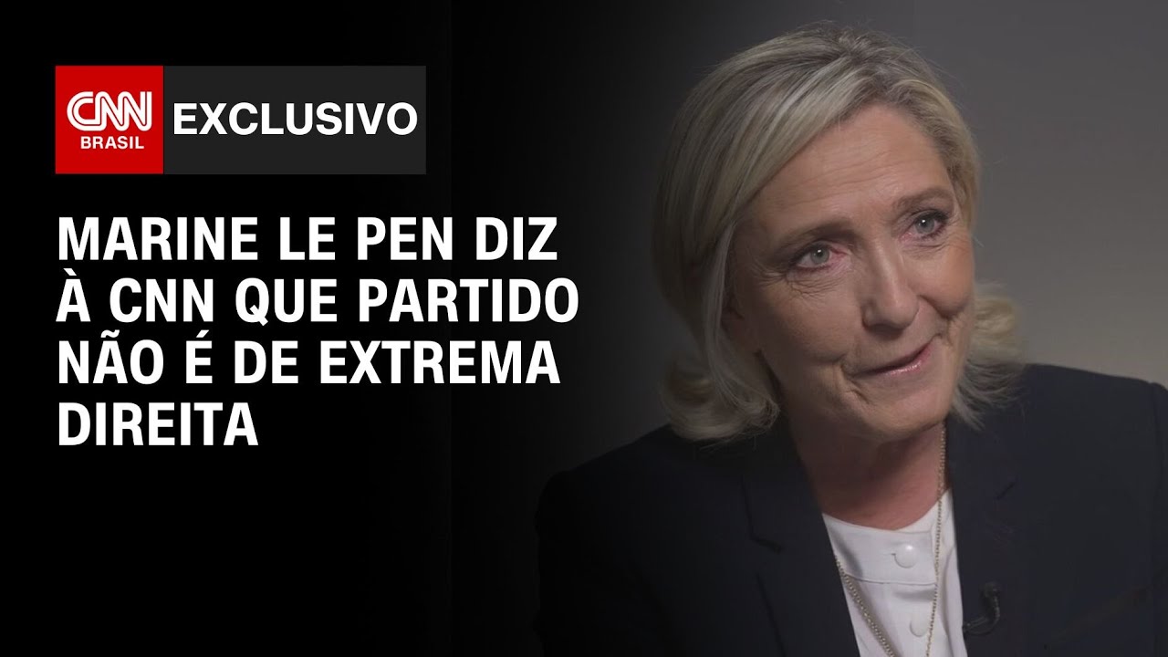 Marine Le Pen diz à CNN que partido não é de extrema direita | CNN PRIME TIME
