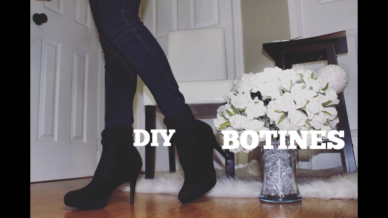DIY BOTINES CON MEDIAS! MUY FACIL Y ECONOMICO