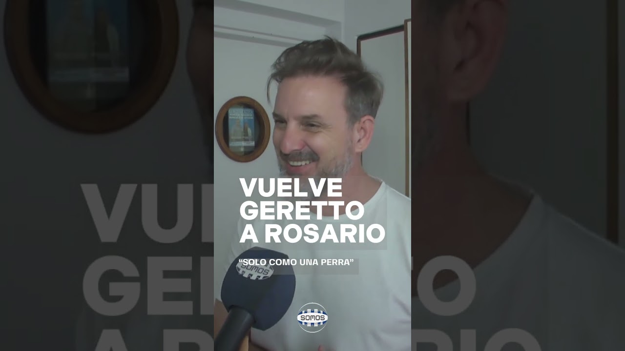 🎭 ¡GERETTO VUELVE A ESCENA EN ROSARIO!
