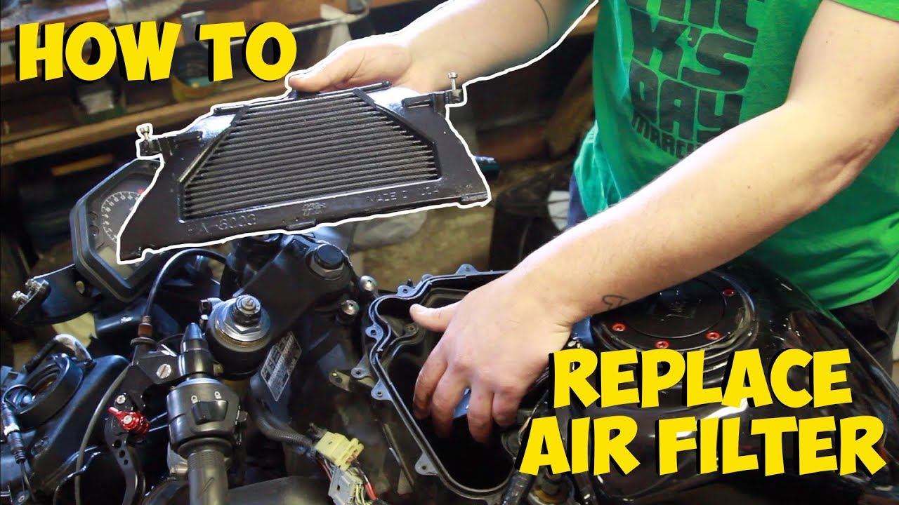 How To | Check, Clean or Replace Air Filter on a 2005 Honda CBR600RR