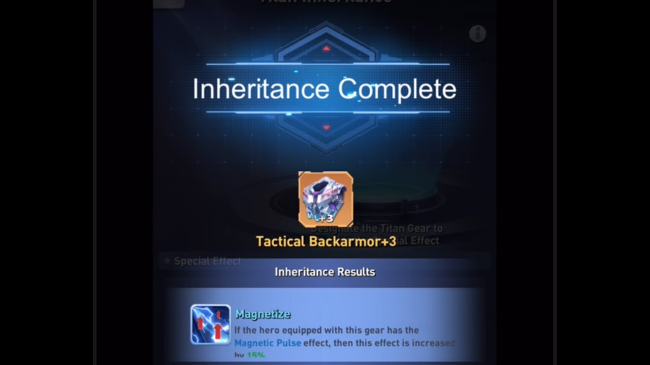 TOPWAR: Hero Gear : How does the INHERITANCE TOOL work