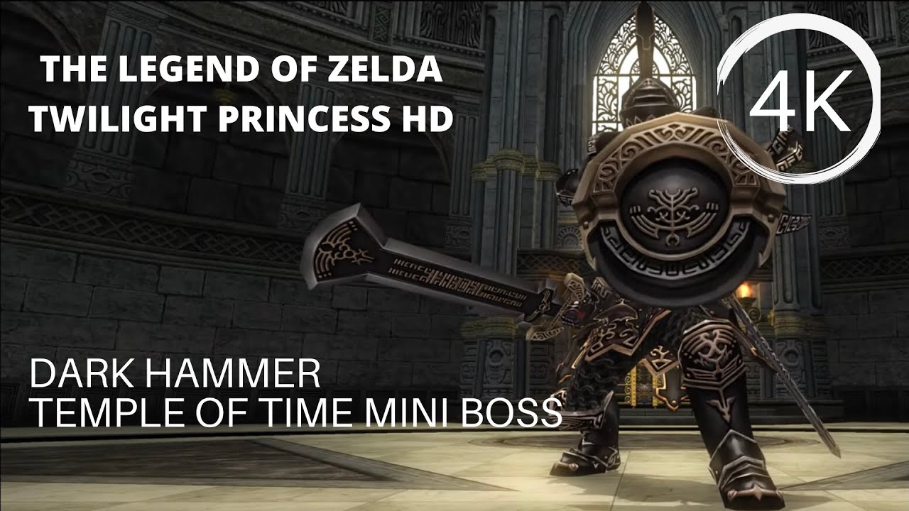 The Legend of Zelda: Twilight Princess - Darknut - Temple of Time Mini Boss (4K)
