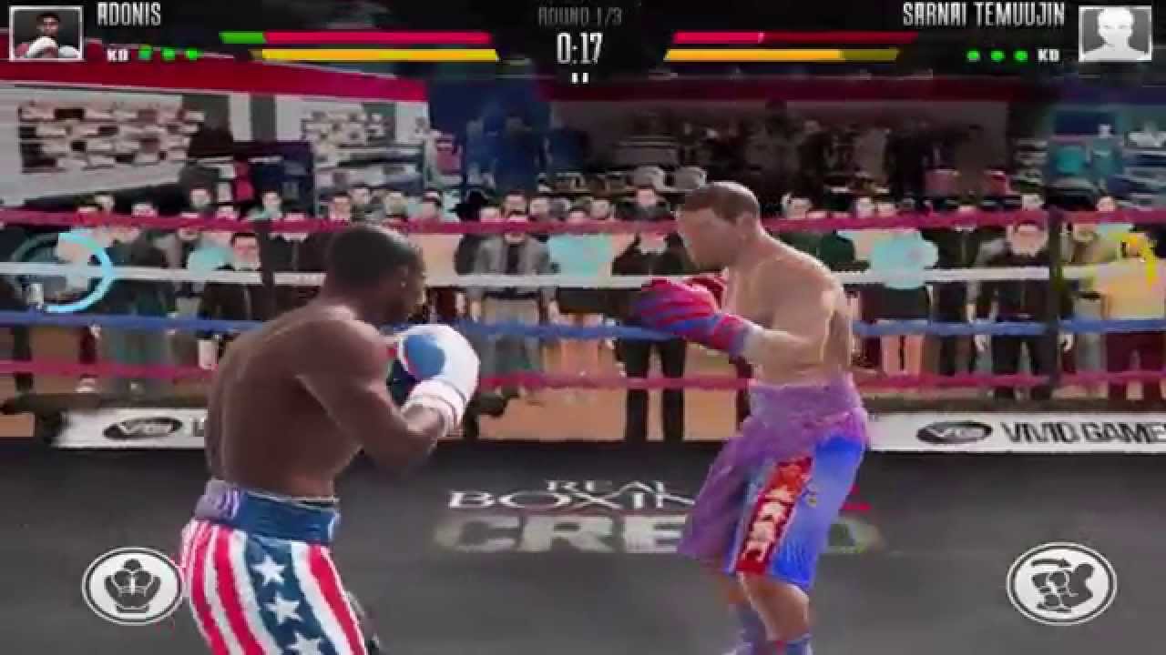 Real Boxing 2 CREED: Gameplay [Philadelphia] Adonis Creed Vs. Jae-Sun, Layden, and Temuujin