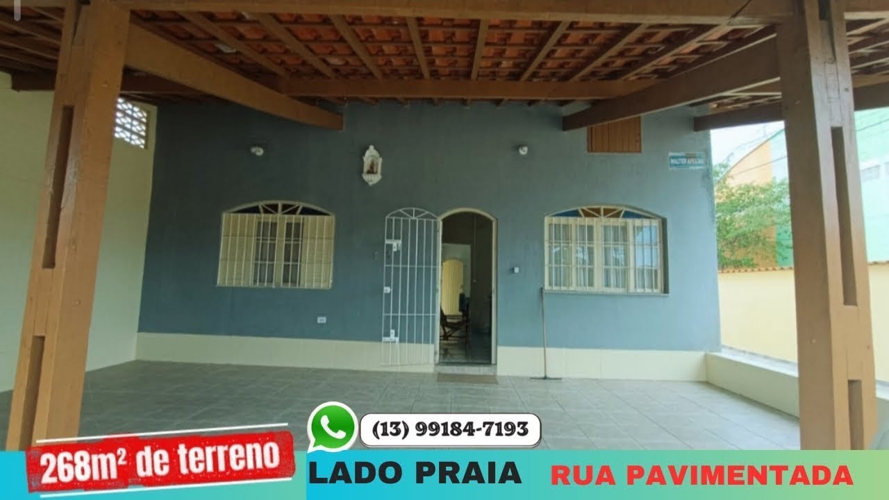 Casa a venda no bairro Gaivota Lado praia, em rua pavimentada, perto do comércio. Ótima localização
