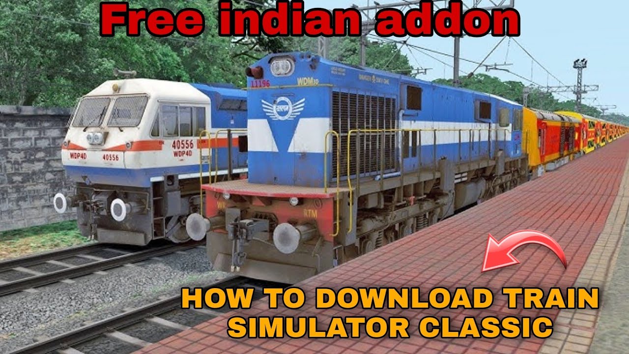 how to download train Simulator classic with install Indian Addon 2025