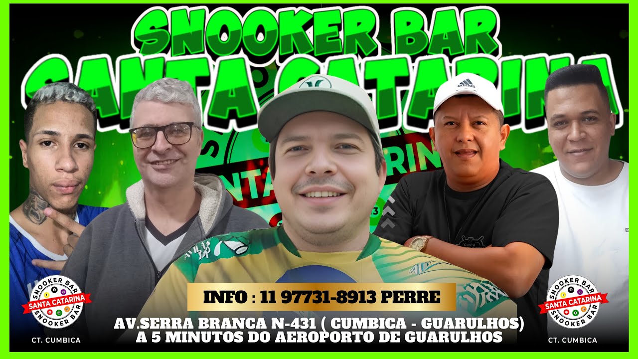 CHEIROSO vs ALEX DE JANDIRA e BRINQUINHO vs ROMARINHO # SINUCA AO VIVO