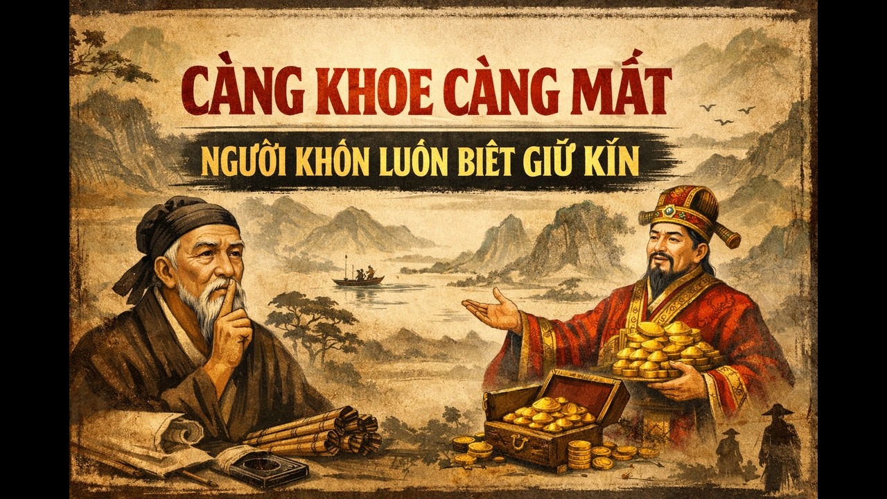 CÀNG KHOE CÀNG MẤT – NGƯỜI KHÔN LUÔN BIẾT GIỮ KÍN