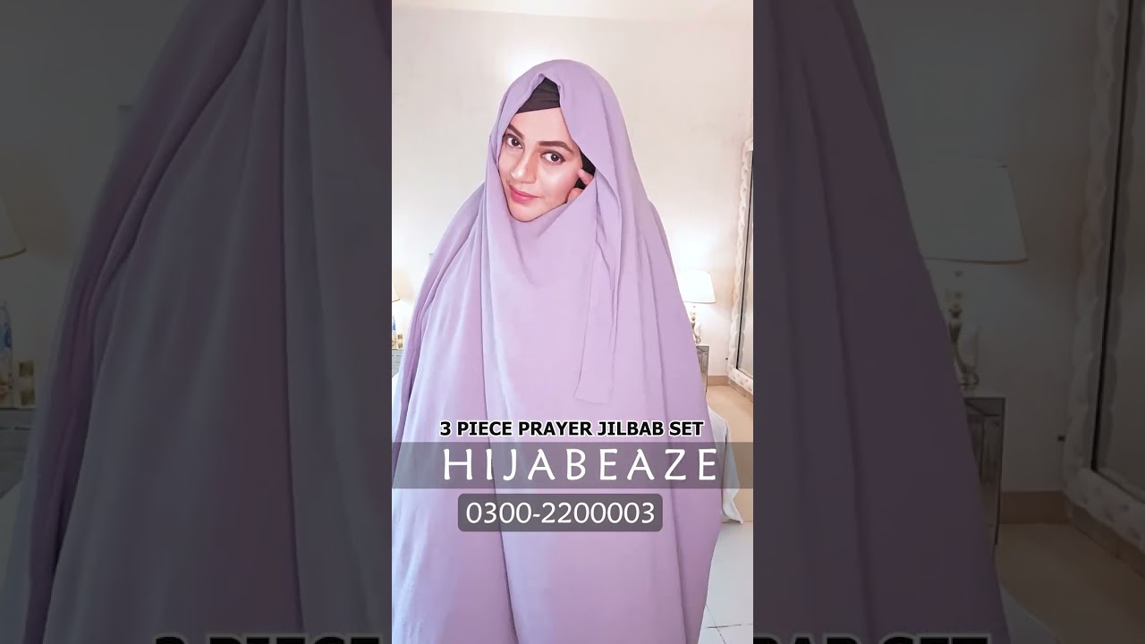 3 PIECE PRAYER JILBAB SET | 3 DIFFERENT LOOKS | HIJABEAZE BY UROOJ