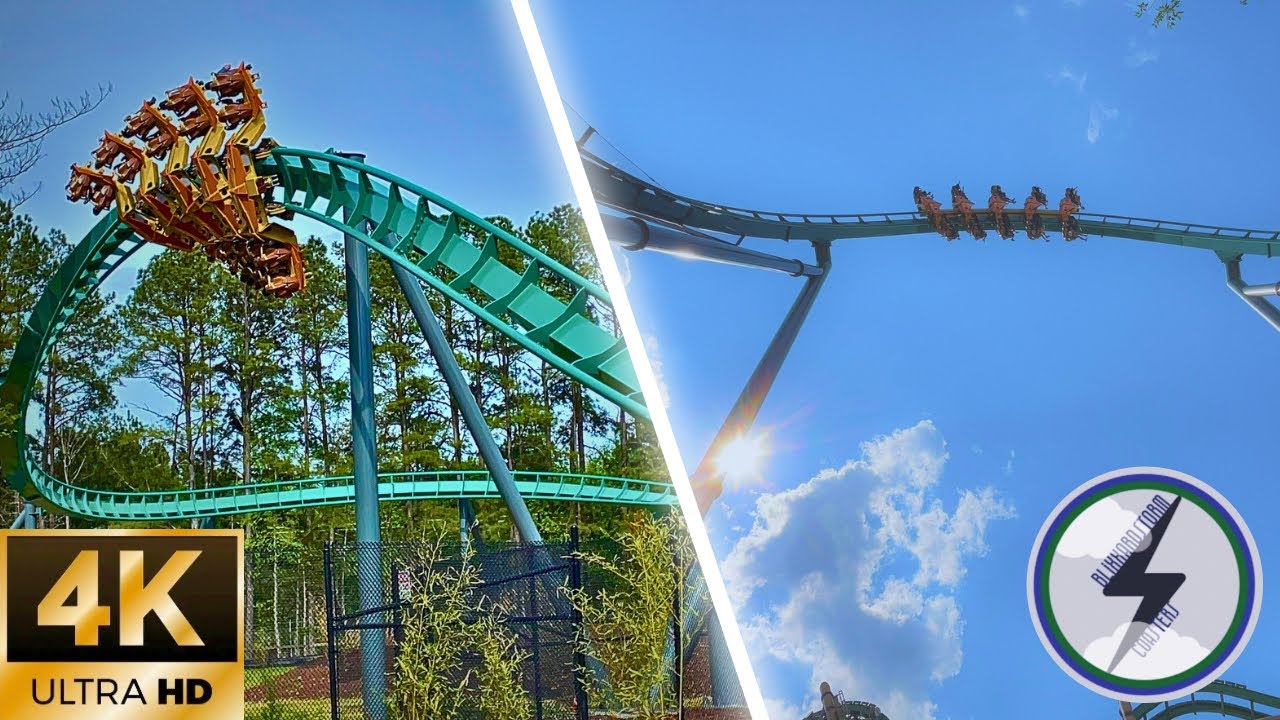 **ALL-NEW IN 4K** Rapterra Off-Ride Non-Copyright 2025 - Launched Wing Coaster!