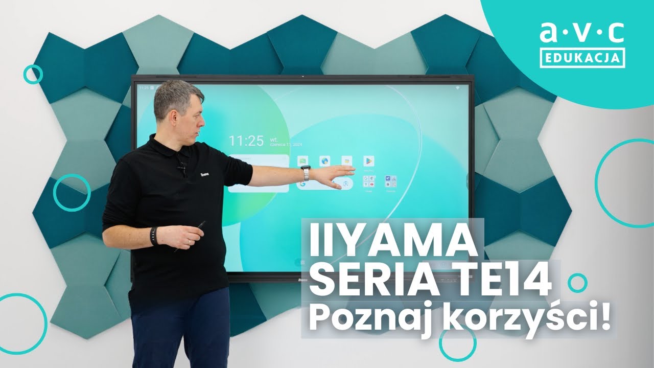 Monitor interaktywny 75'' Iiyama ProLite TE7514MIS-B2AG - szkolenie dla nauczyciela