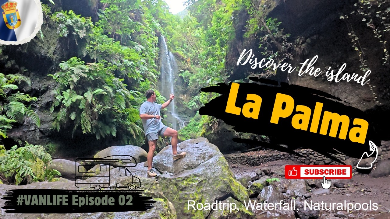 Campervan Roadtrip La Palma, visit La Fajana & Waterfall de Los Tilos AMAZING!