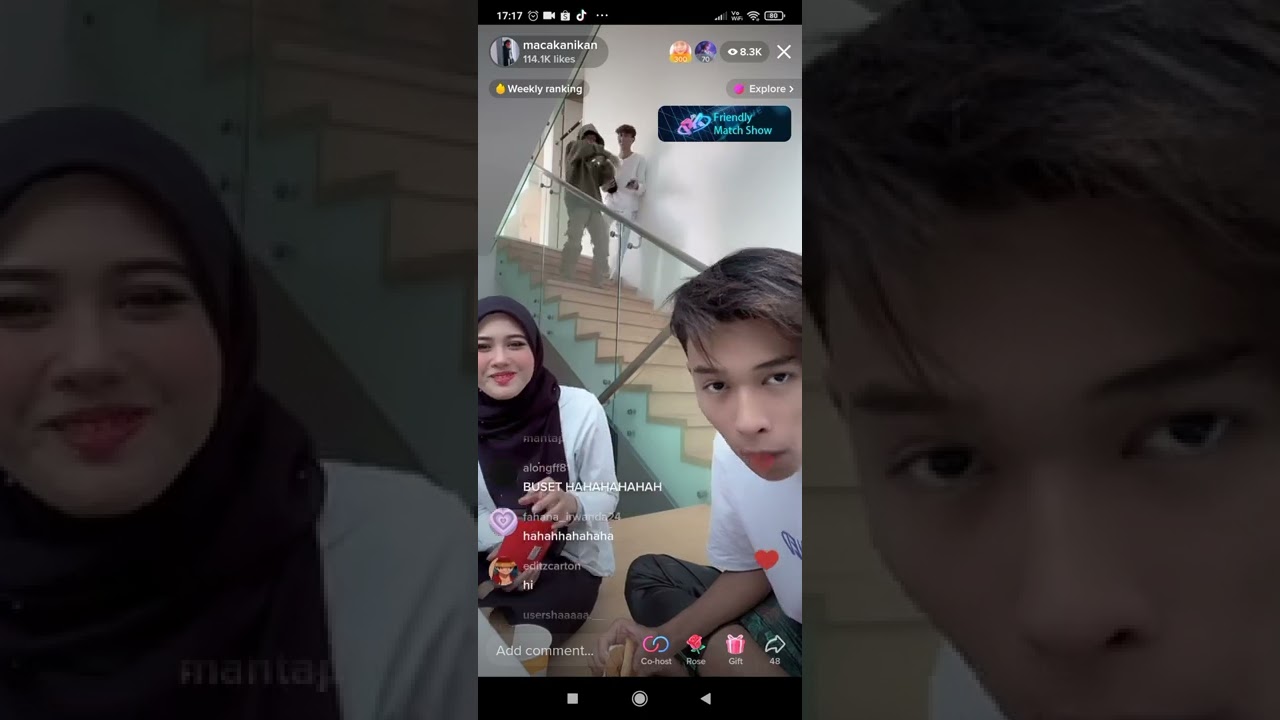 Rahim live dengan maca. rahim Dan maca makan KFC.🤣