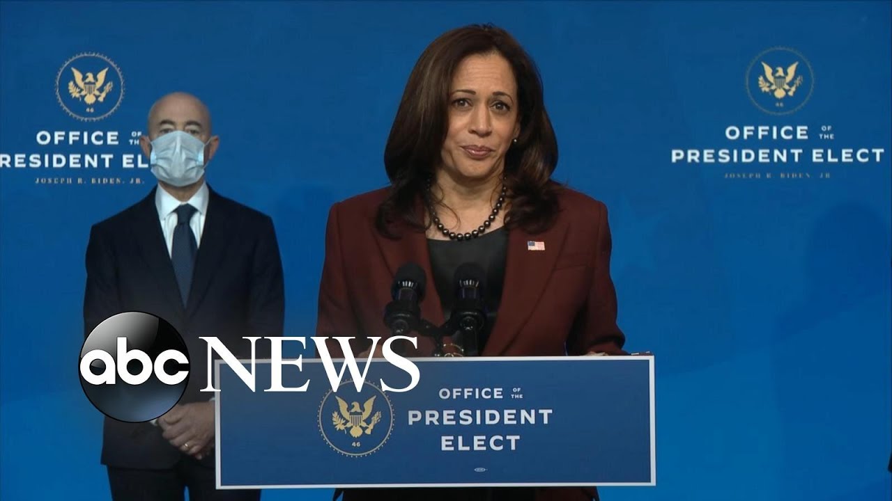 Vice President-elect Kamala Harris speaks