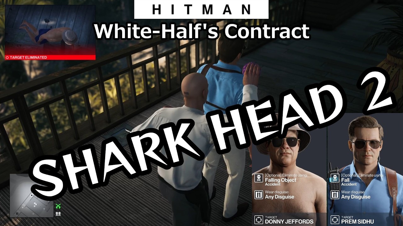 HITMAN-WoA: SHARK HEAD 2(White-Half's Contract)