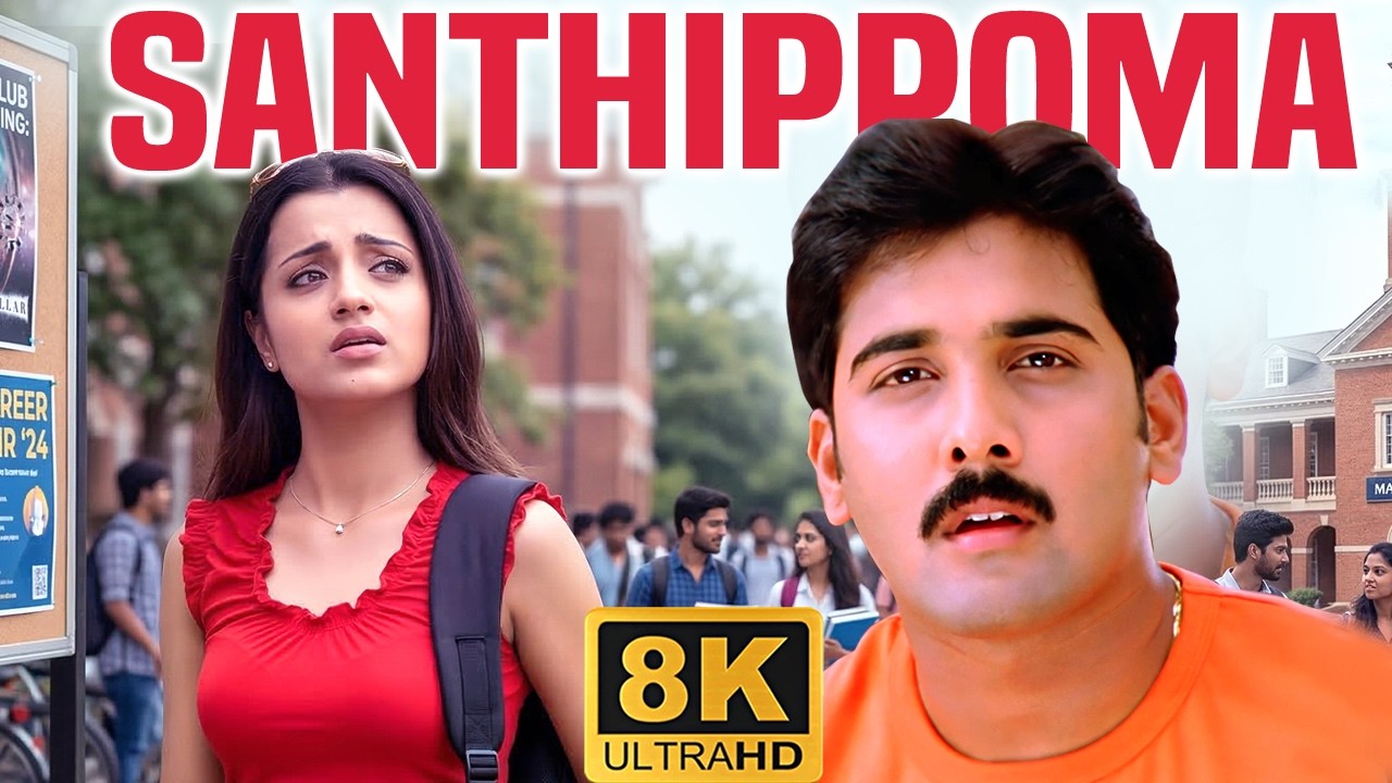 Santhippoma - 8K Video Song | சந்திப்போமா | Enakku 20 Unakku 18 | Tarun Kumar | Trisha | AR Rahman