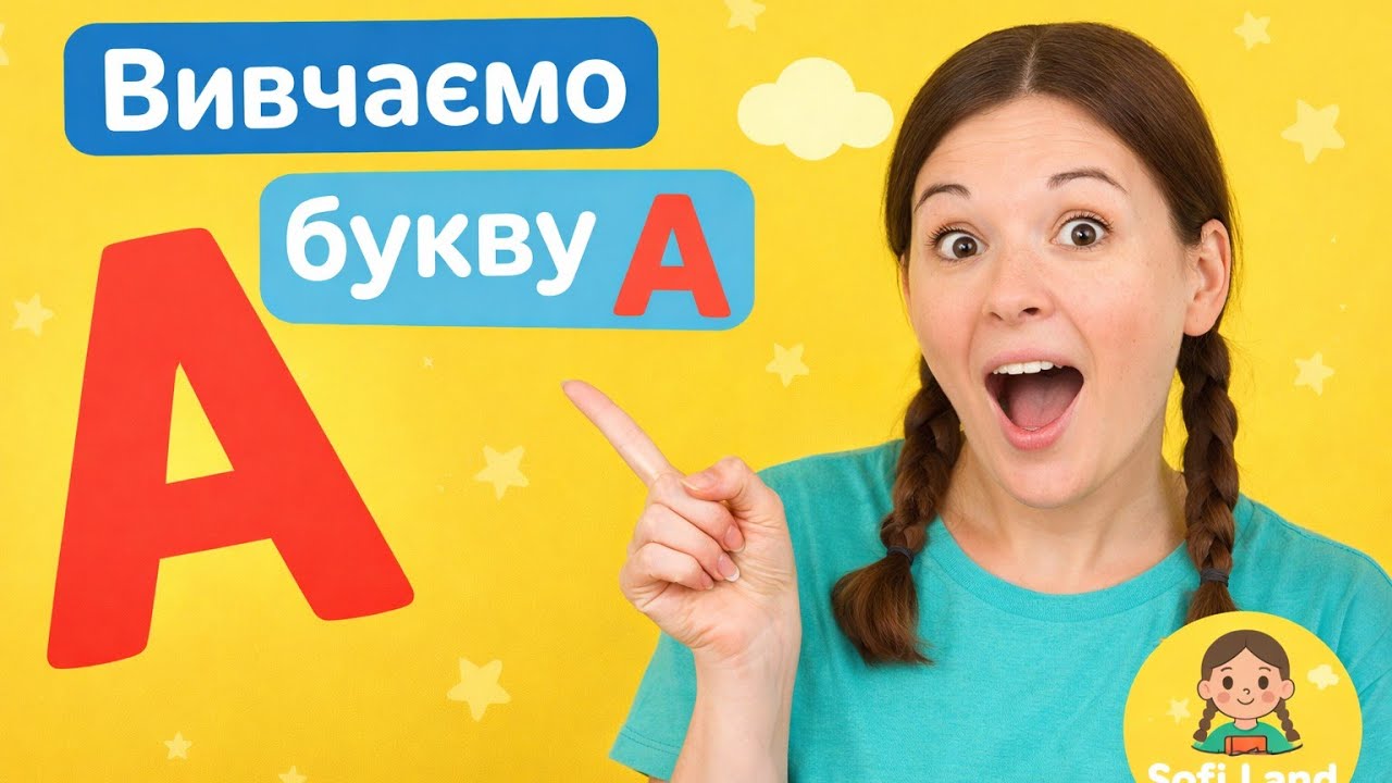 Вивчення букви Аа. Навчаємось граючи📚 (укр)