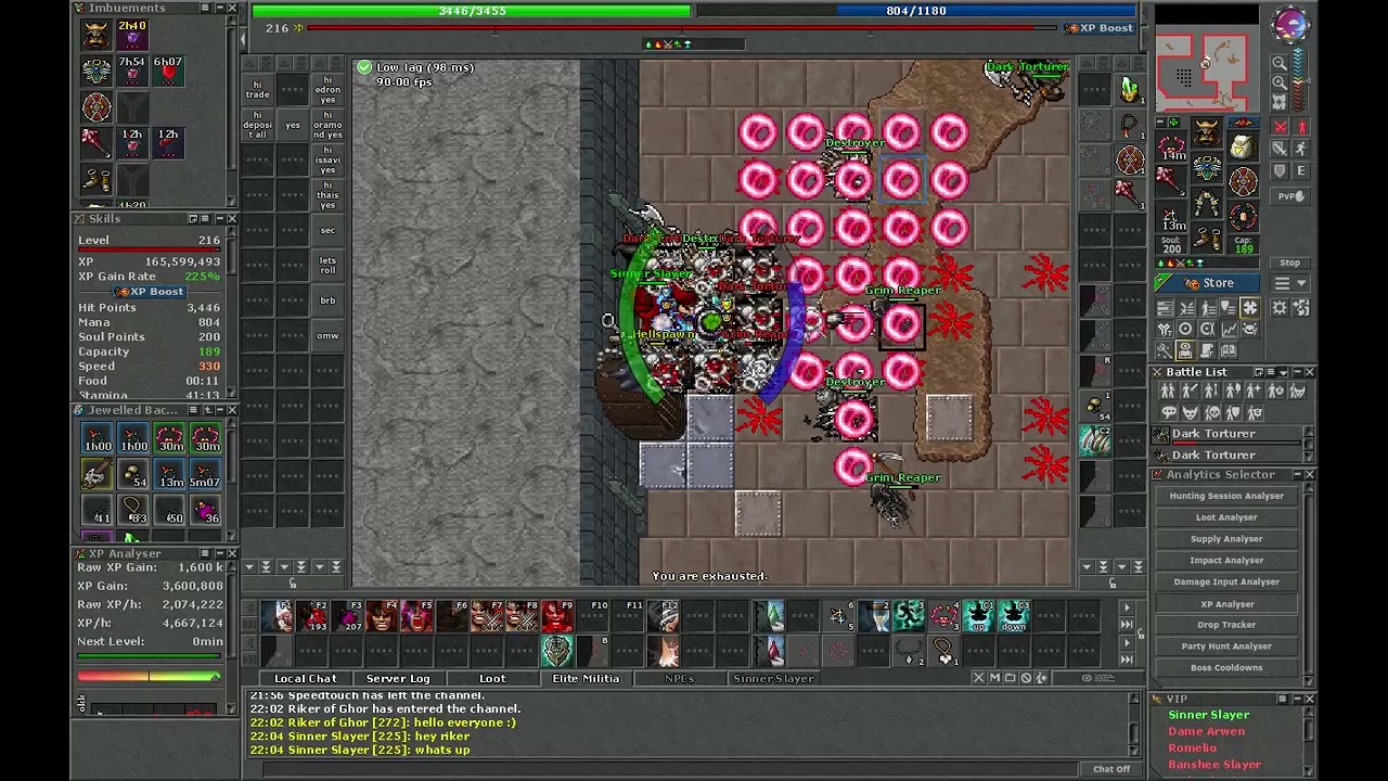 Tibia Steamdeck EK/EM duo oramond catacombs