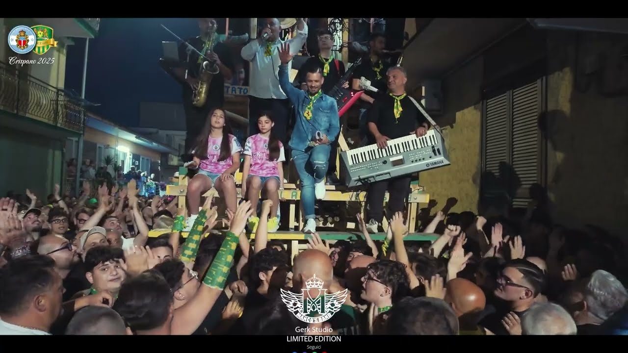 Festa dei Gigli Crispano 2025 - Azzurri di Crispano "Giglio Spogliato" attimi