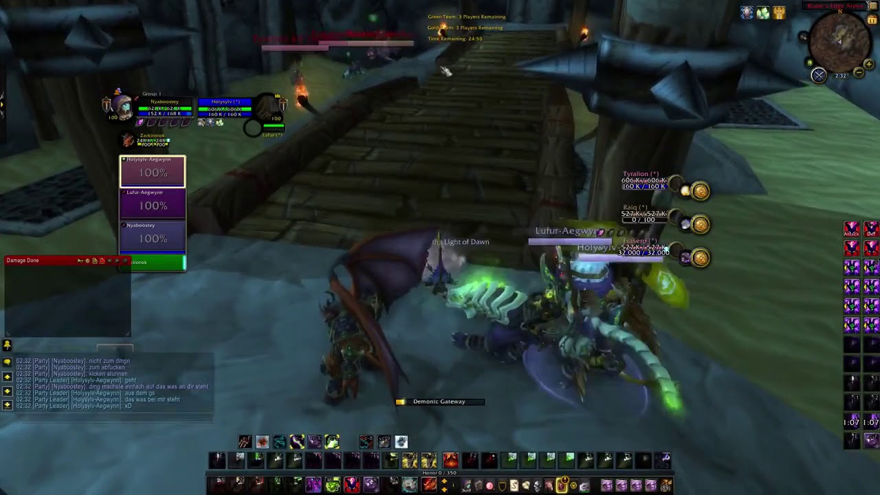 Affli Warlock Legion prepatch Arena