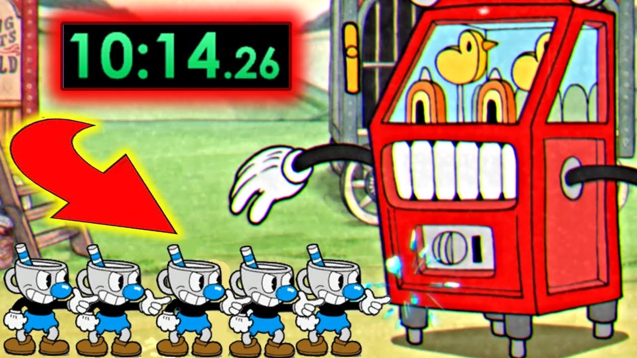 Speedrunning Cuphead Run N Gun Levels With Mugman Army