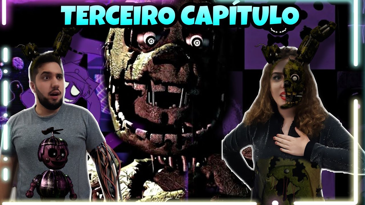 REACT- A VERDADEIRA HISTÓRIA DE FIVE NIGHTS AT FREDDY`S (parte 3) - HUEstation