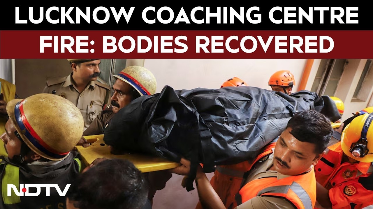 Lucknow Coaching Centre Fire Kills 14, Bodies Recovered After Deadly Blaze In Aliganj