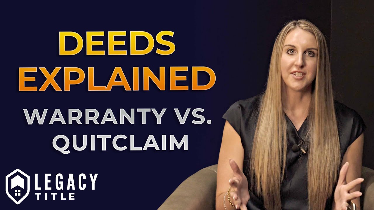 What is a Deed? (Warranty vs. Quitclaim vs. Ladybird Deeds in Michigan)