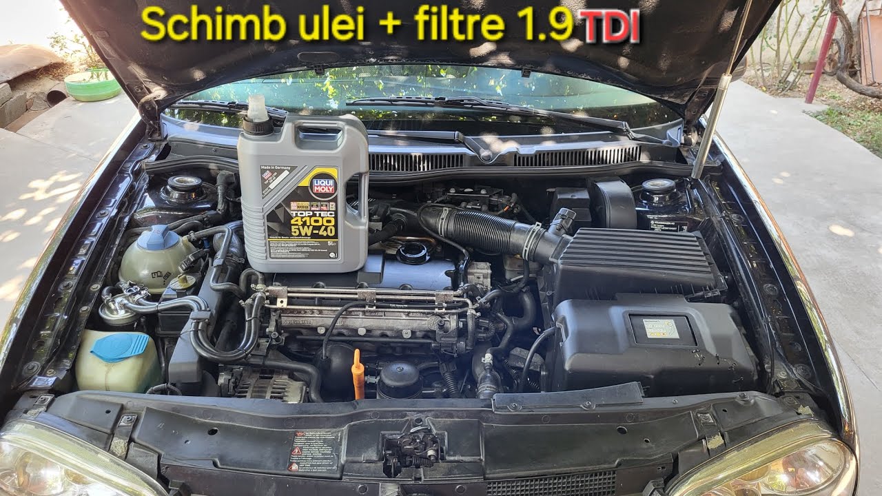 Schimb ulei si filtre Golf 4 1.9 TDI!